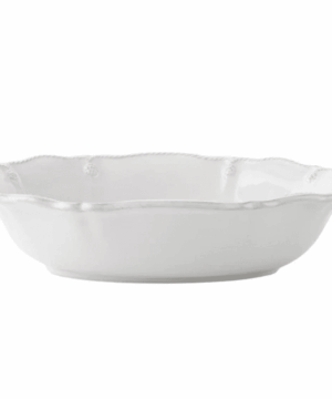 Landis/Phifer Juliska Berry & Thread Oval Serving Bowl Whitewash 12"L x 8.5"W, 1.25"H (1.9qt)